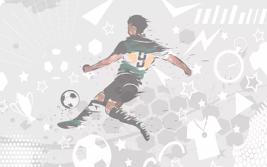 fototapeter Fotballspiller, sport w04763