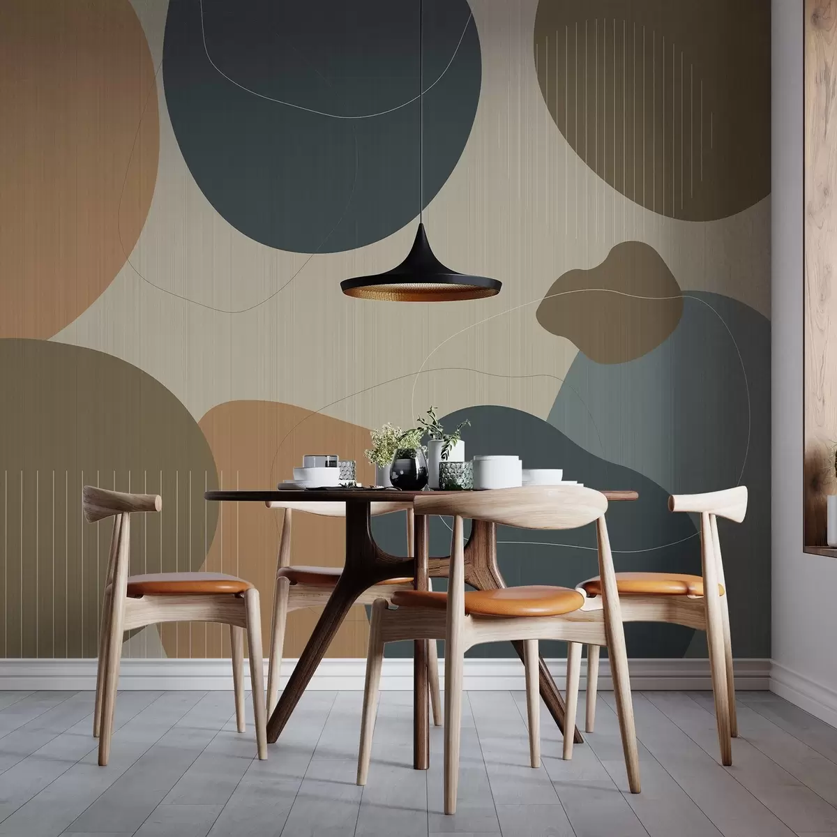 fototapeter Abstrakte sirkler w04759v1