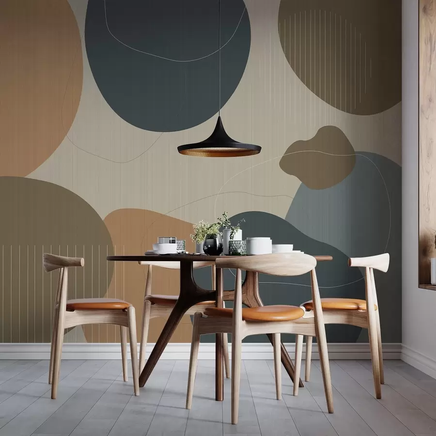 fototapeter Abstrakte sirkler w04759v1