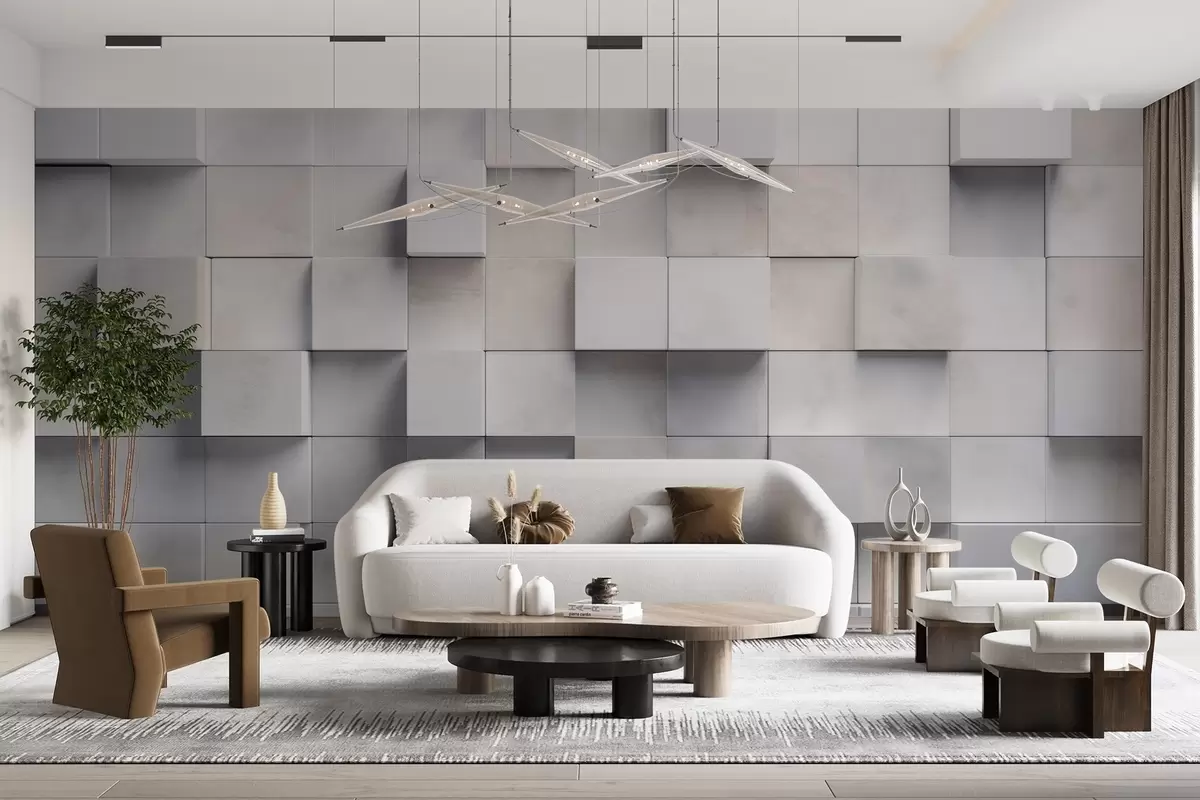 fototapeter Firkantede blokker w04806