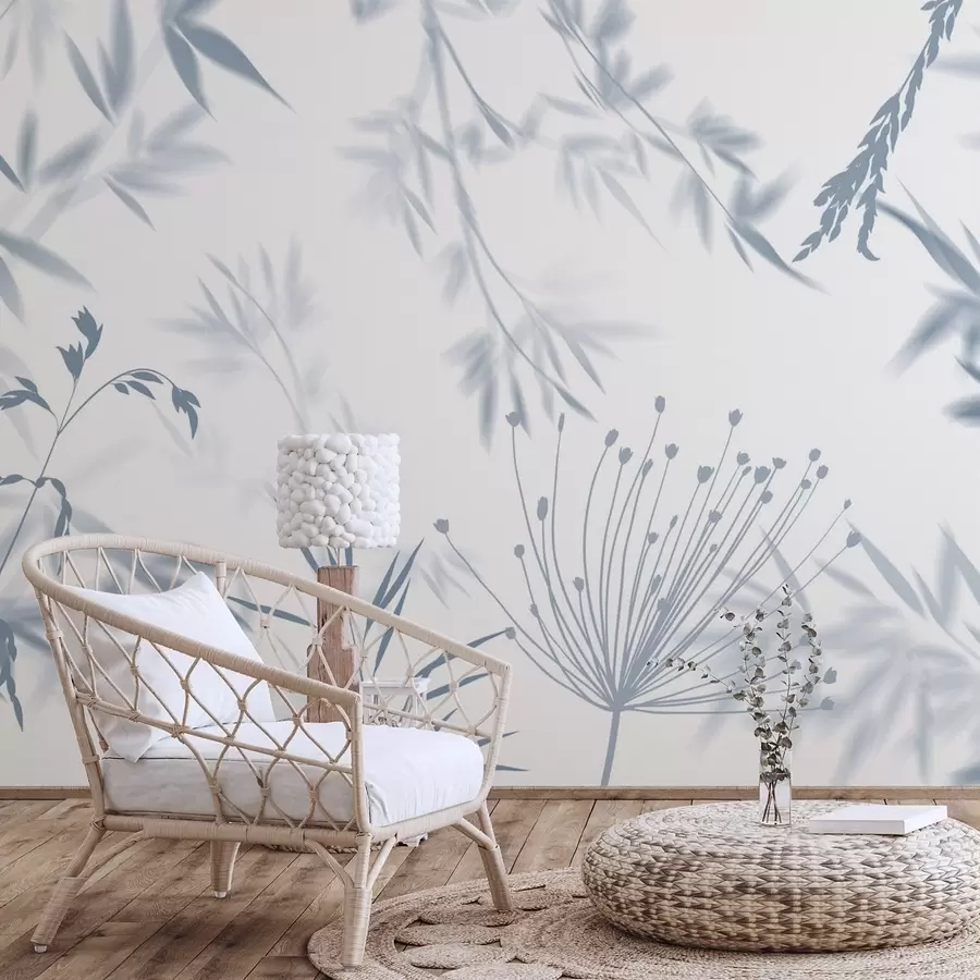 fototapeter Løvverk-silhuetter w04850v2