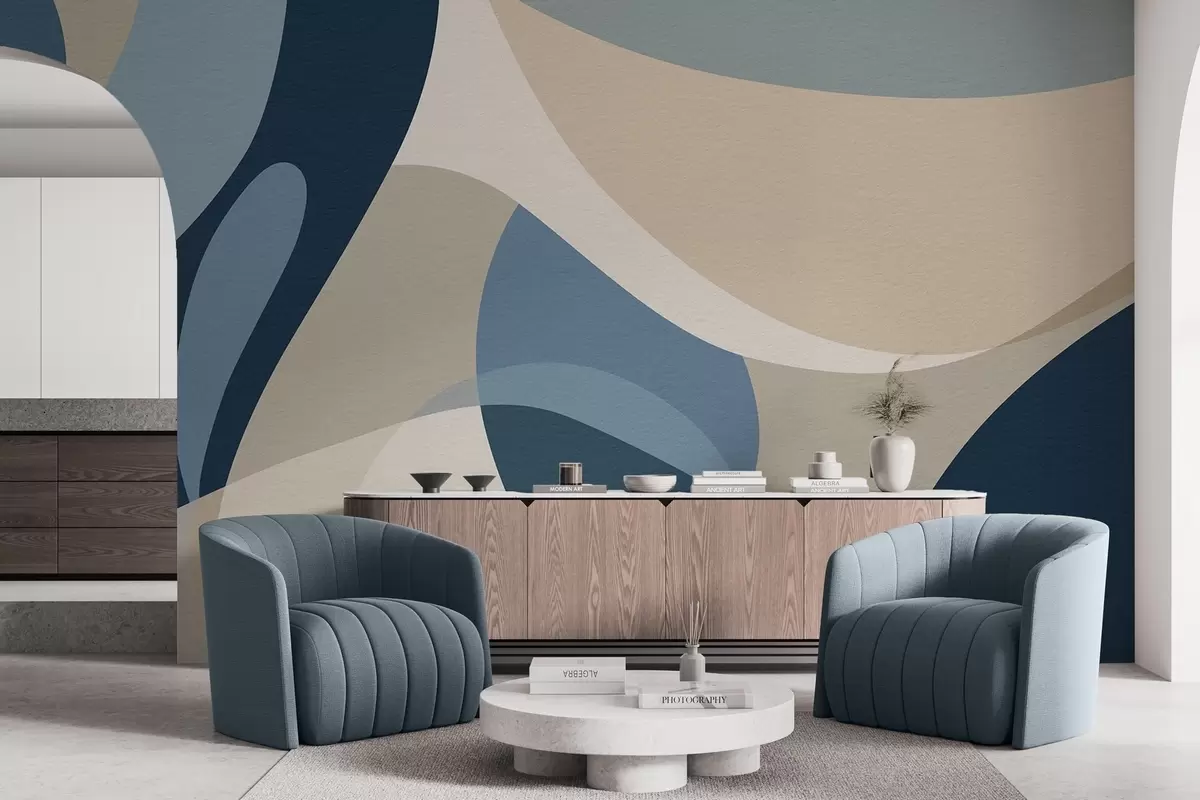 fototapeter Geometrisk abstraksjon w04843