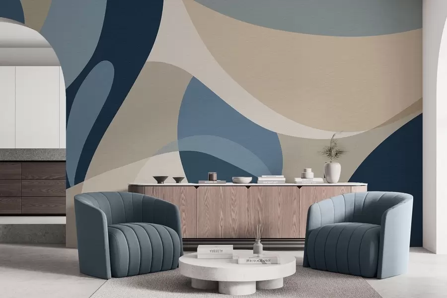 fototapeter Geometrisk abstraksjon w04843