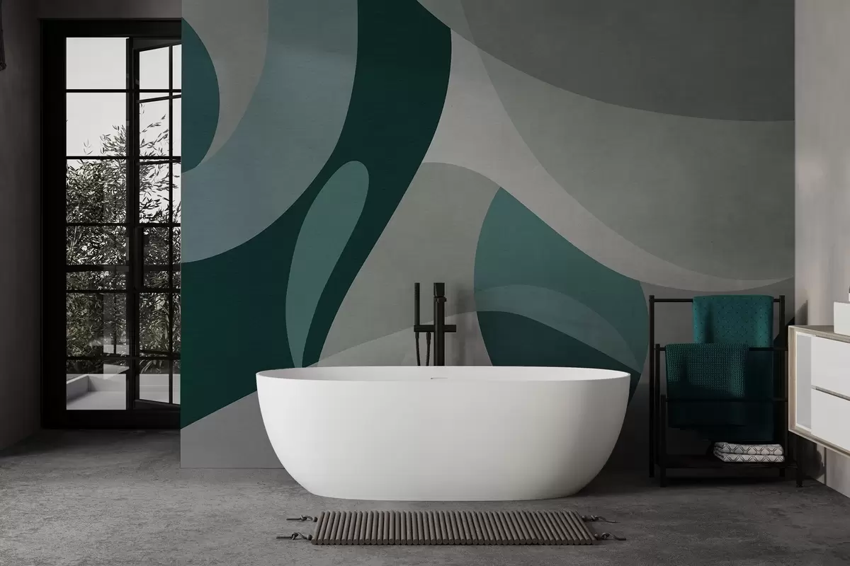 fototapeter Geometrisk abstraksjon w04843v2