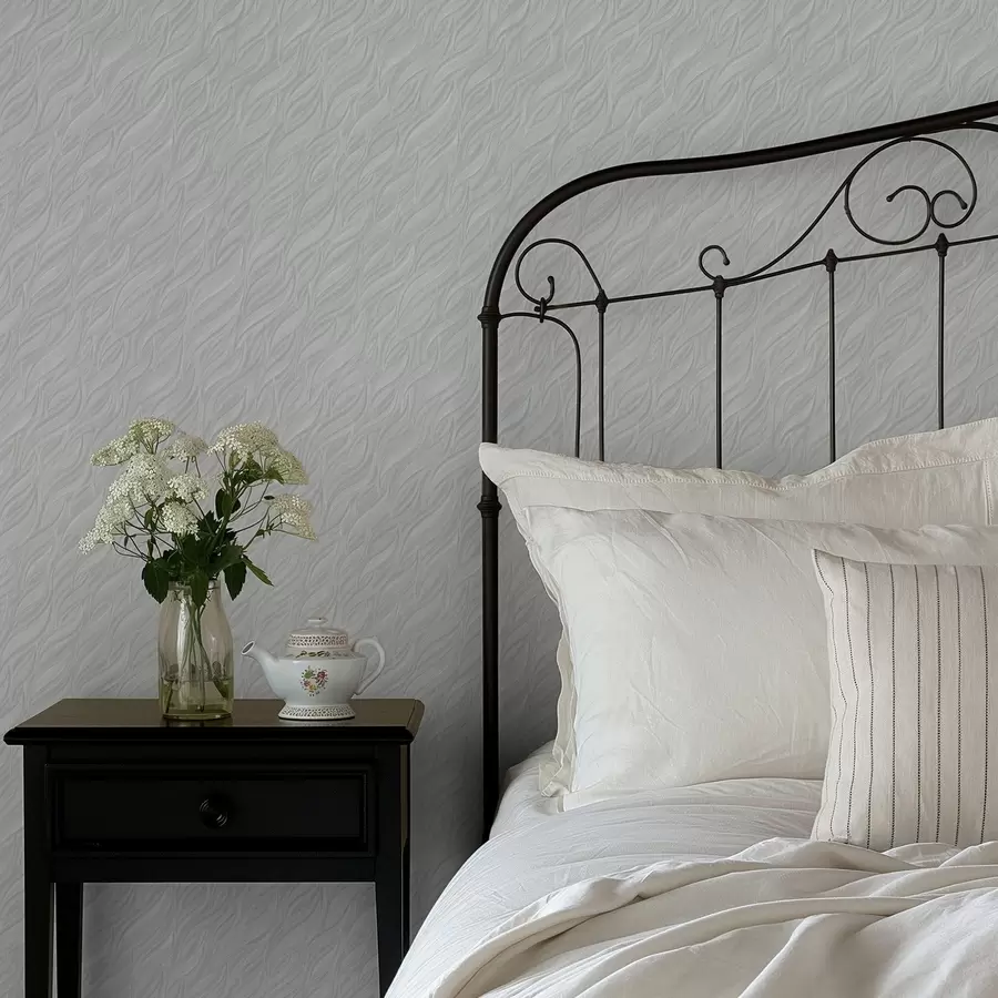 fototapeter Teksturerte børstebølger, lys mint a00688v2