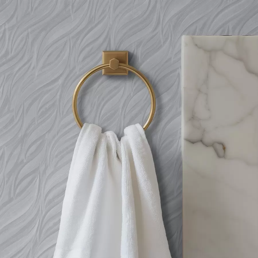 fototapeter Teksturerte børstebølger, kjølig blågrå a00688v3