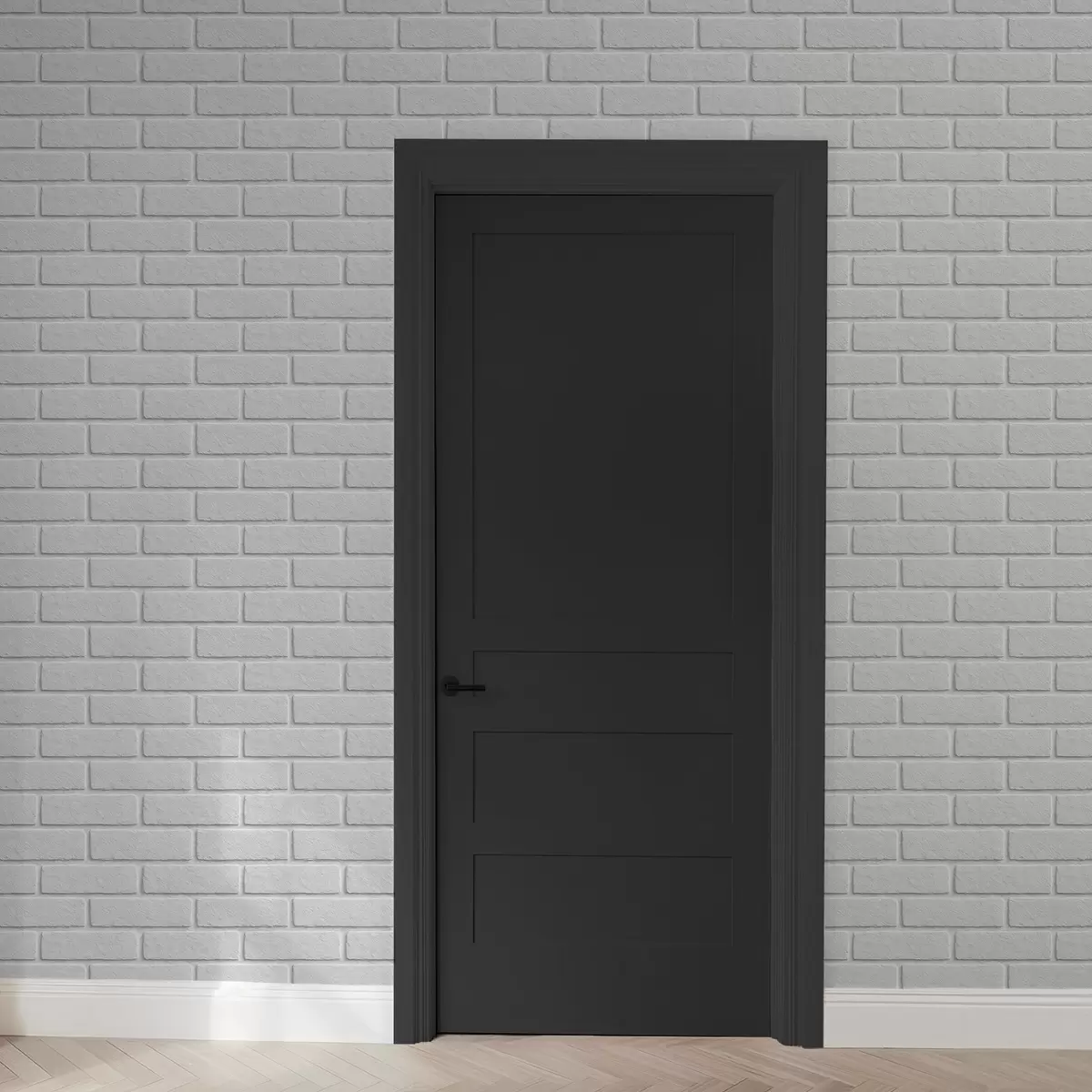 Bakgrunn Hvit mursteinstruktur, horisontal utforming a00877