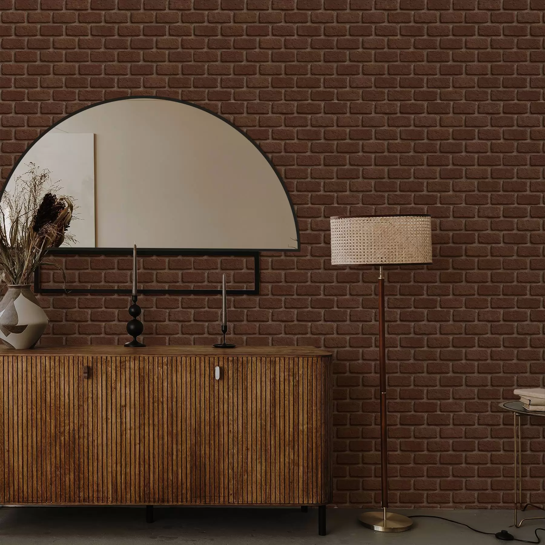 fototapeter Rustikk brun mursteinstruktur a00879