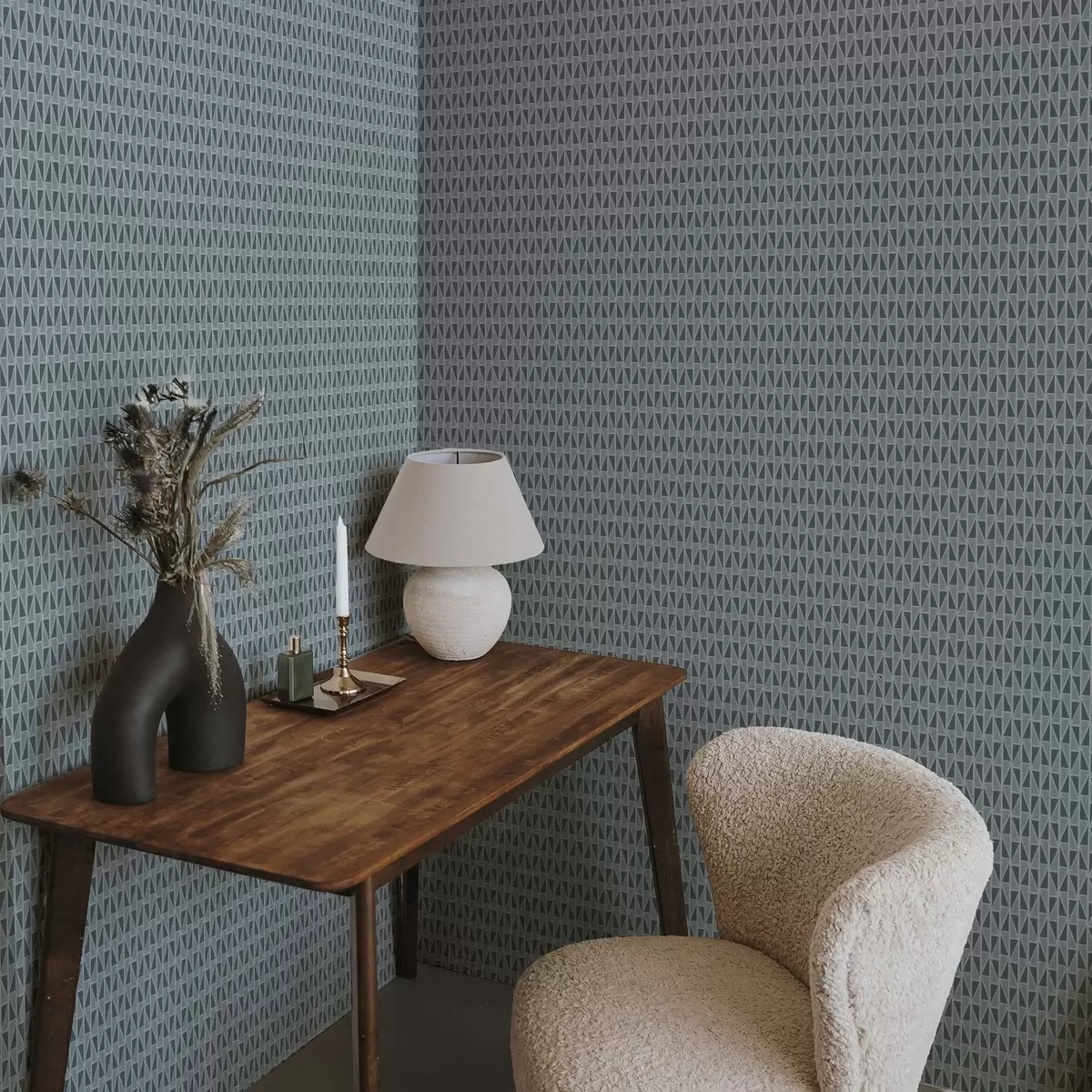 Bakgrunn Teal glasspanelgitter med diagonale avstivere a00902