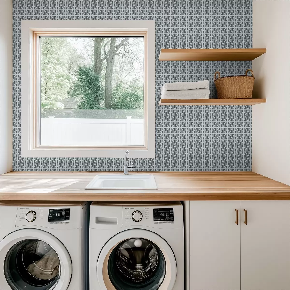 Bakgrunn Fint hvitt diamantgitter over dempet blågrønn a00903