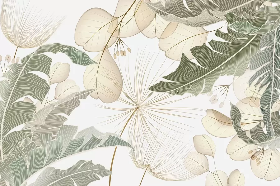 fototapeter Løvverk w04853