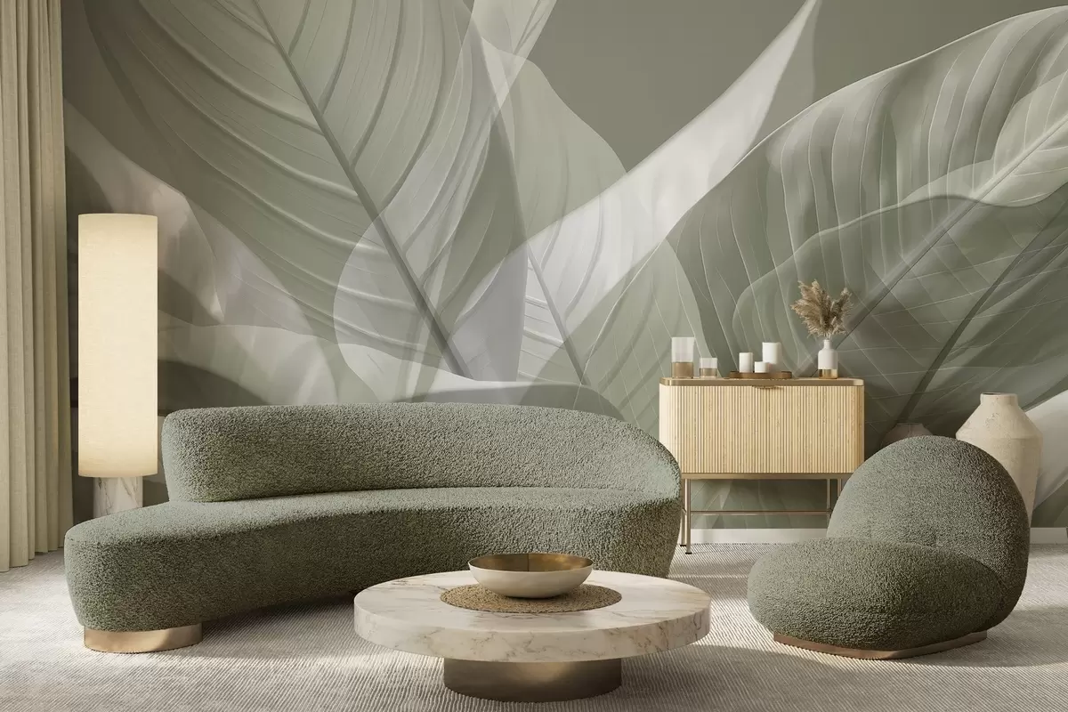 fototapeter Store blader w04901