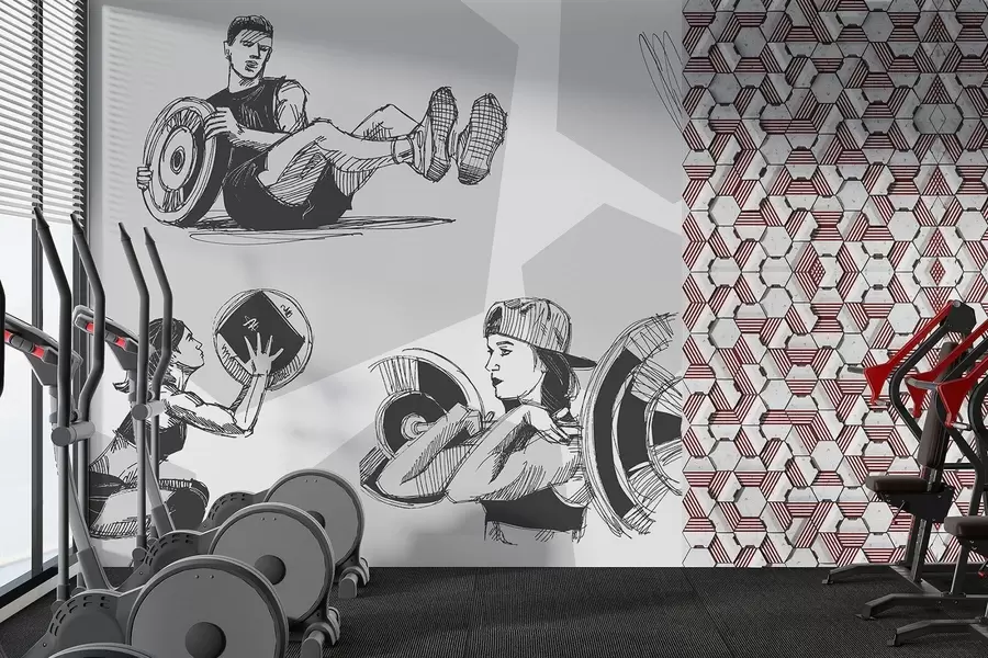 fototapeter Idrettsutøvere w04909v2