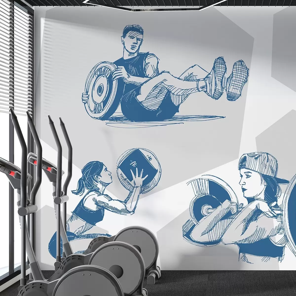 fototapeter Idrettsutøvere w04909