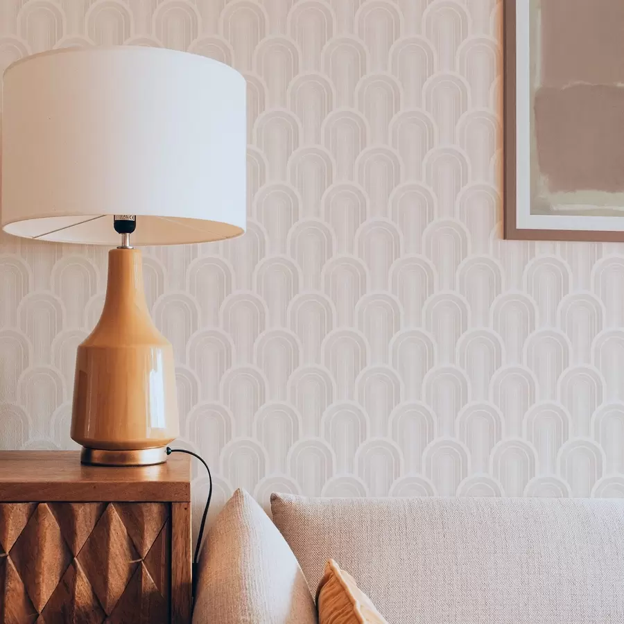 fototapeter Små buemoduler i varme krembeige nyanser a00924