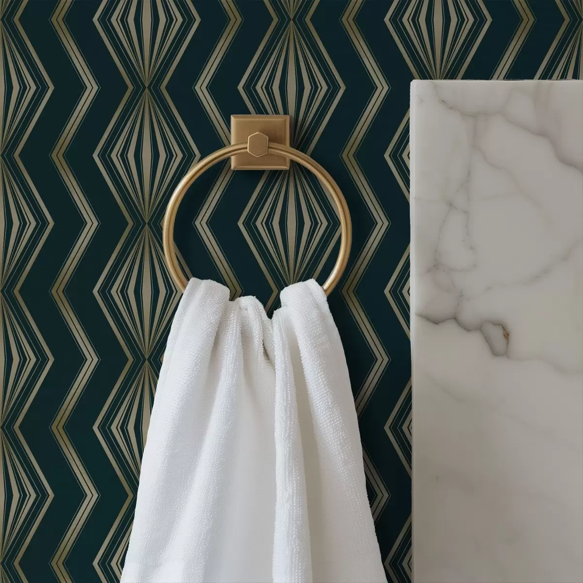 Bakgrunn Mørk blågrønn diamant geometrisk mønster a00973v1