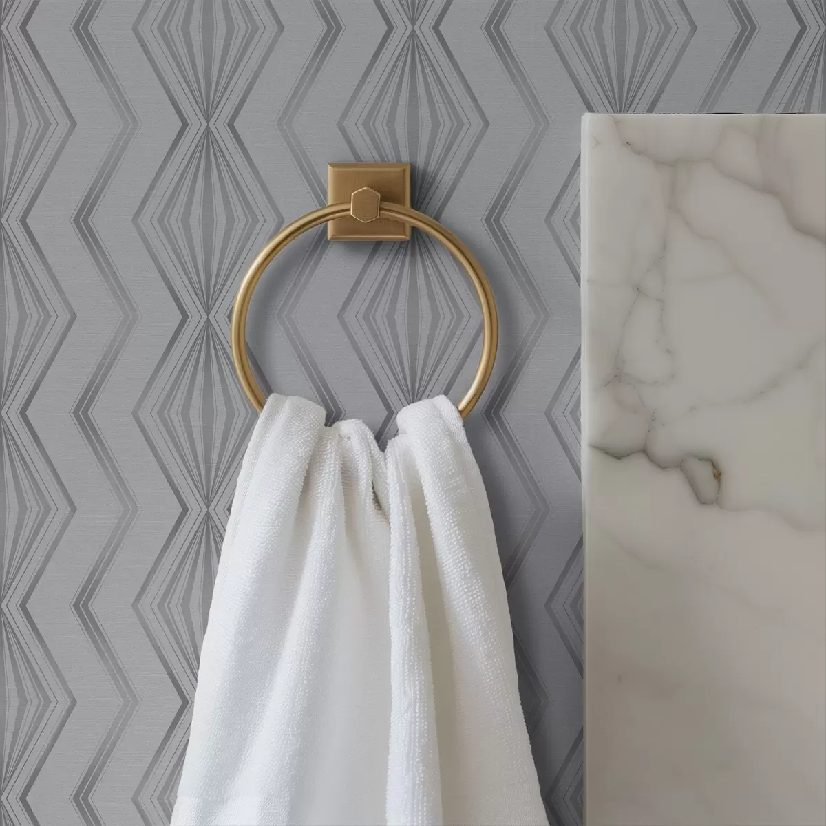 Bakgrunn Lysegrått geometrisk mønster med romber a00973v2