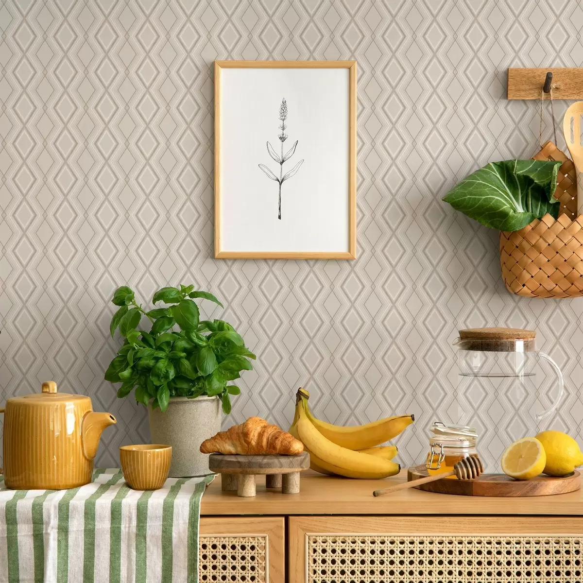 Bakgrunn Lys beige bakgrunn med et flerlags diamantgitter a00975v2