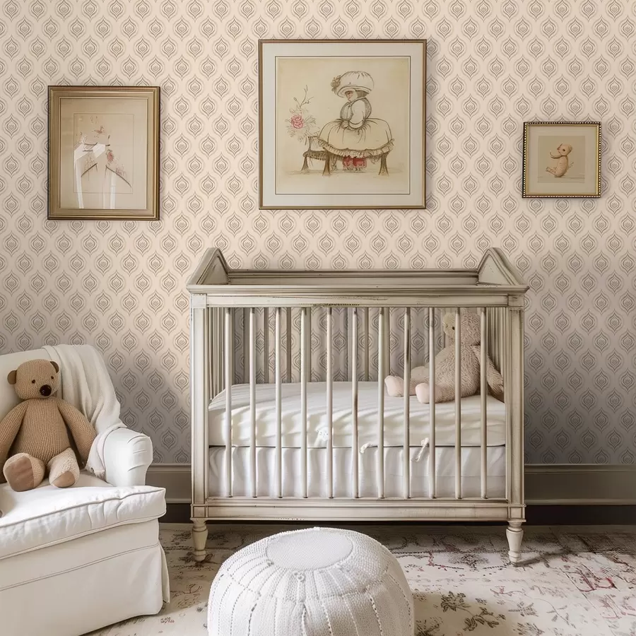 fototapeter Pulveraktige dråpemotiver med en blomst på en varm bakgrunn a00977v2