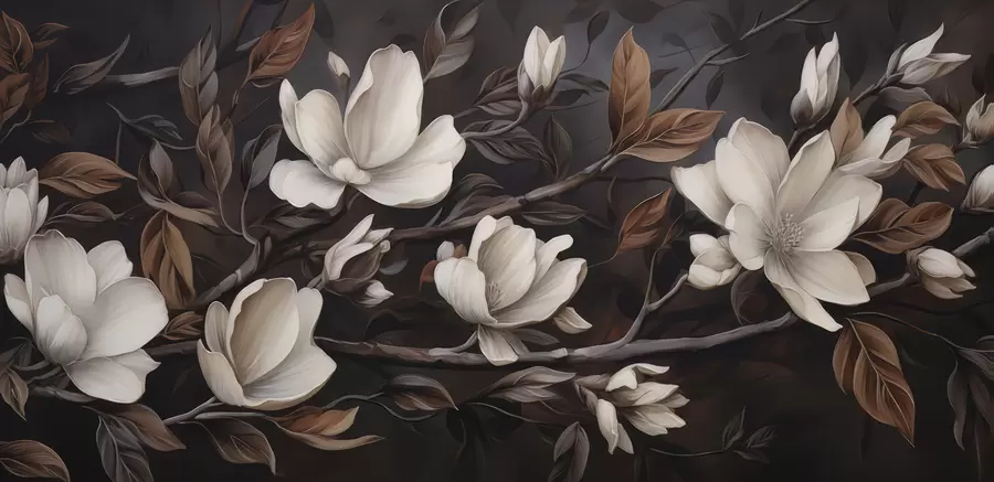 fototapeter Elegant tregren w04950