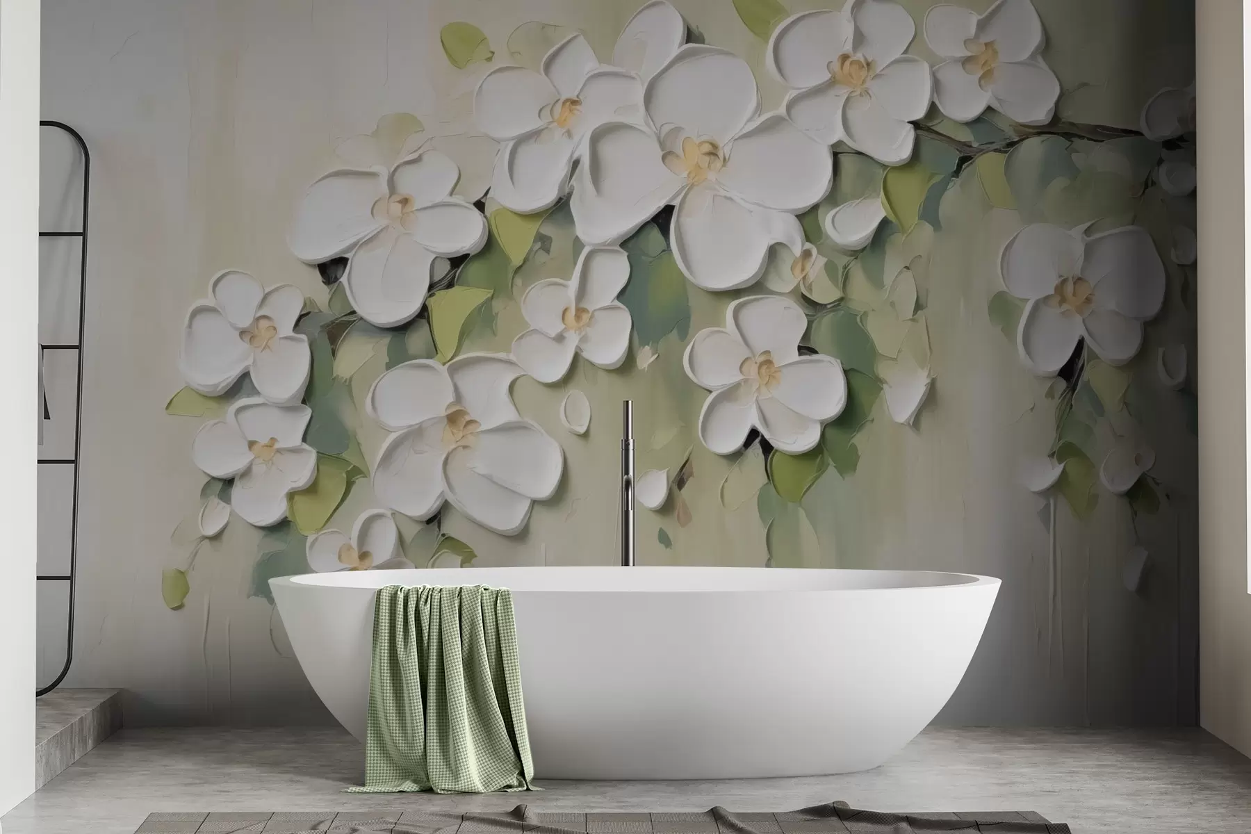 fototapeter En gren med blomster w04978