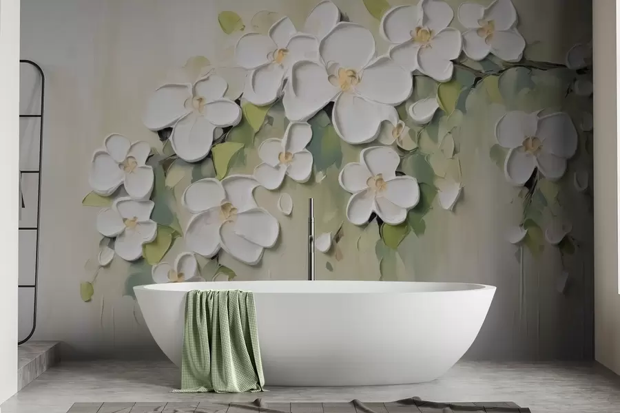 fototapeter En gren med blomster w04978