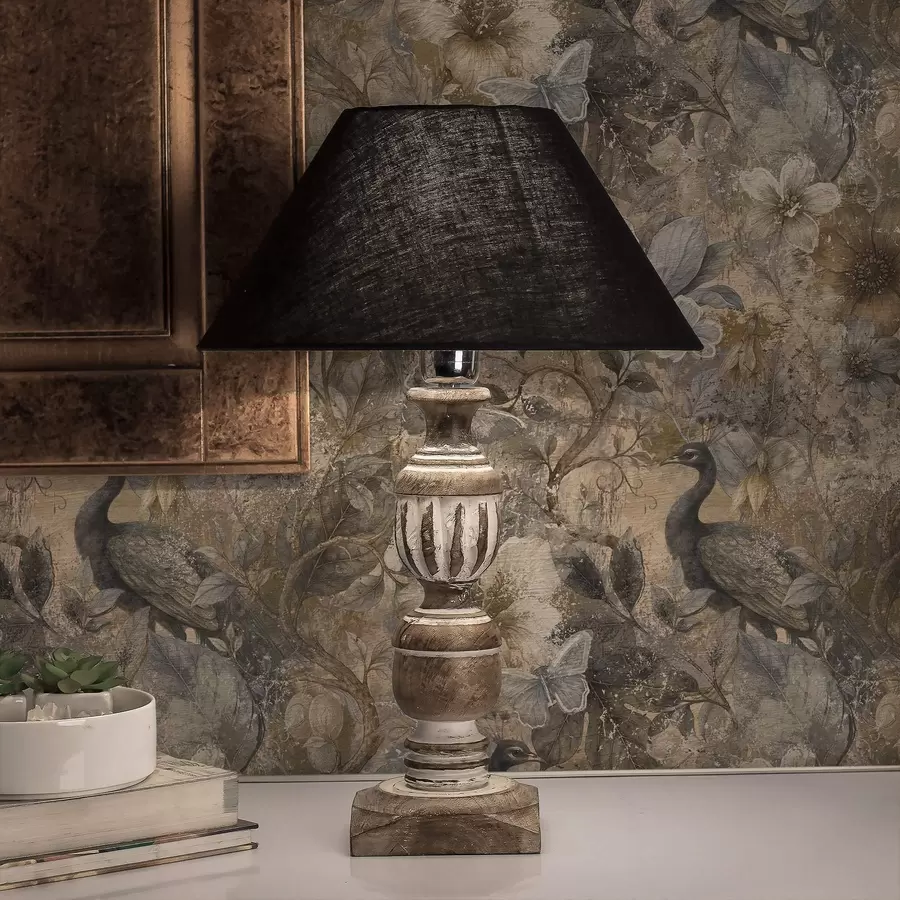 fototapeter Gammel blomstercollage med påfugler og sommerfugler a00897