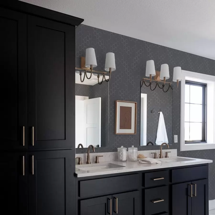 fototapeter Mørkt grafittmønster med dybde a01061v1