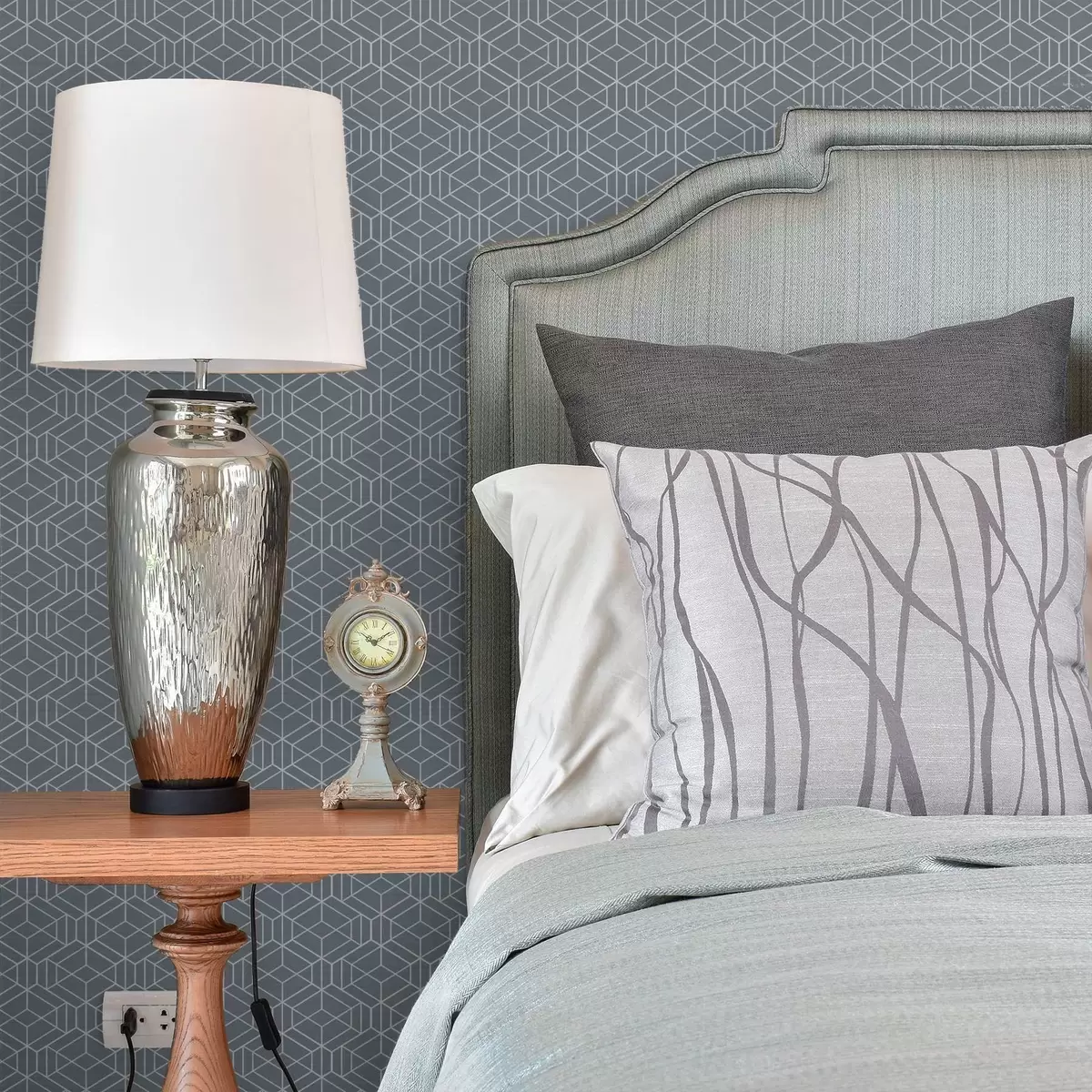 Bakgrunn Grå bakgrunn med hvite tredimensjonale kuber i et rutenett a01067v2