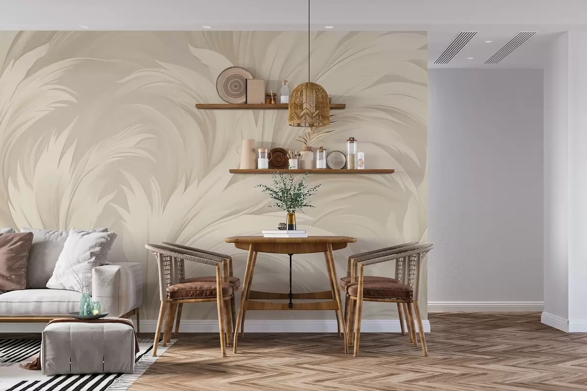 fototapeter Abstrakte blader w04987