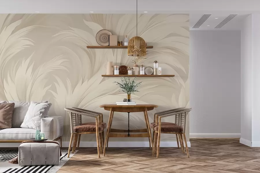 fototapeter Abstrakte blader w04987