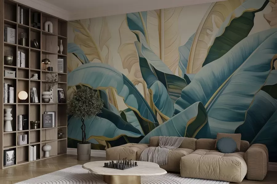 fototapeter Store bananblader w05005