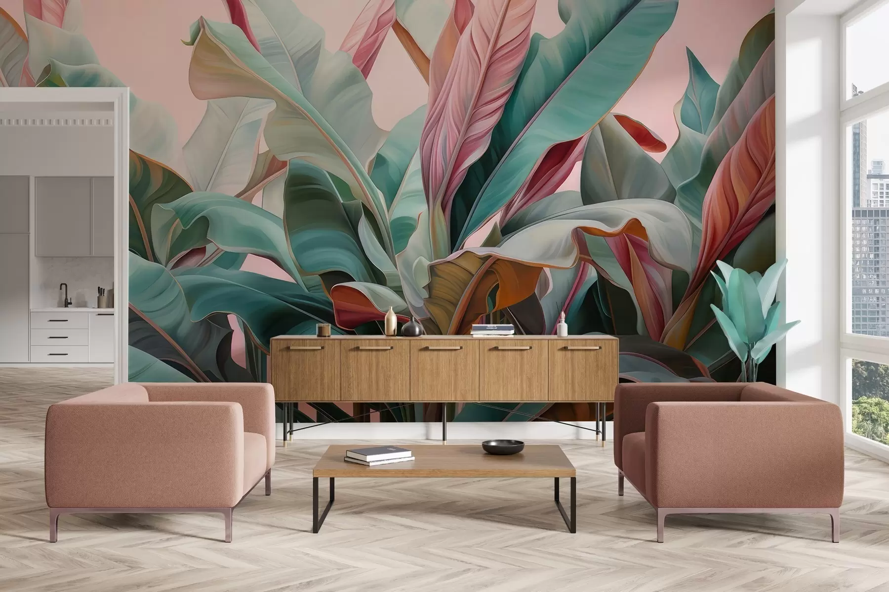 fototapeter Botanisk harmoni w05009