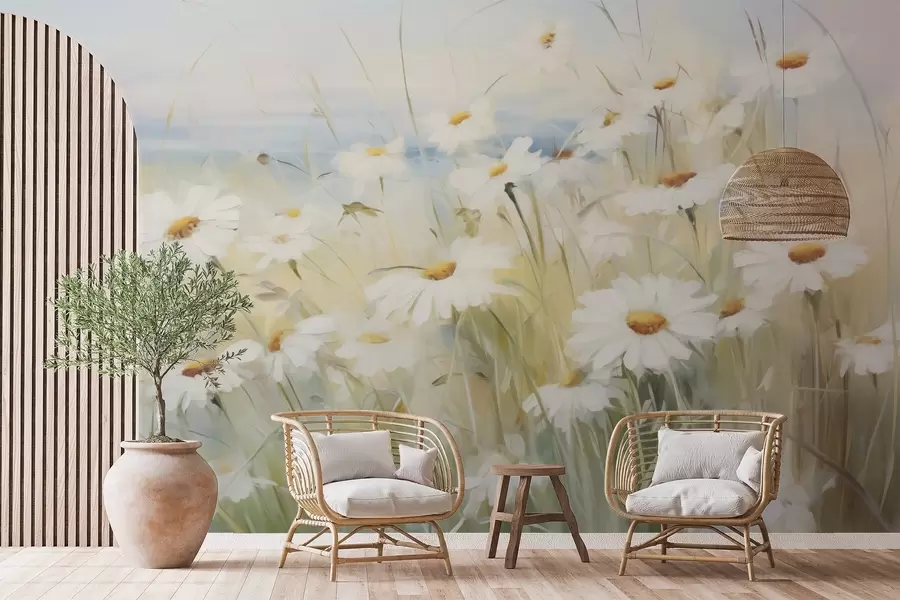 fototapeter Blomsterfelt w05035