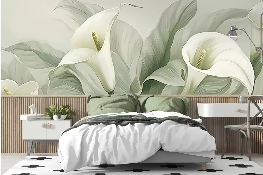 fototapeter Eksotiske blomster w05028