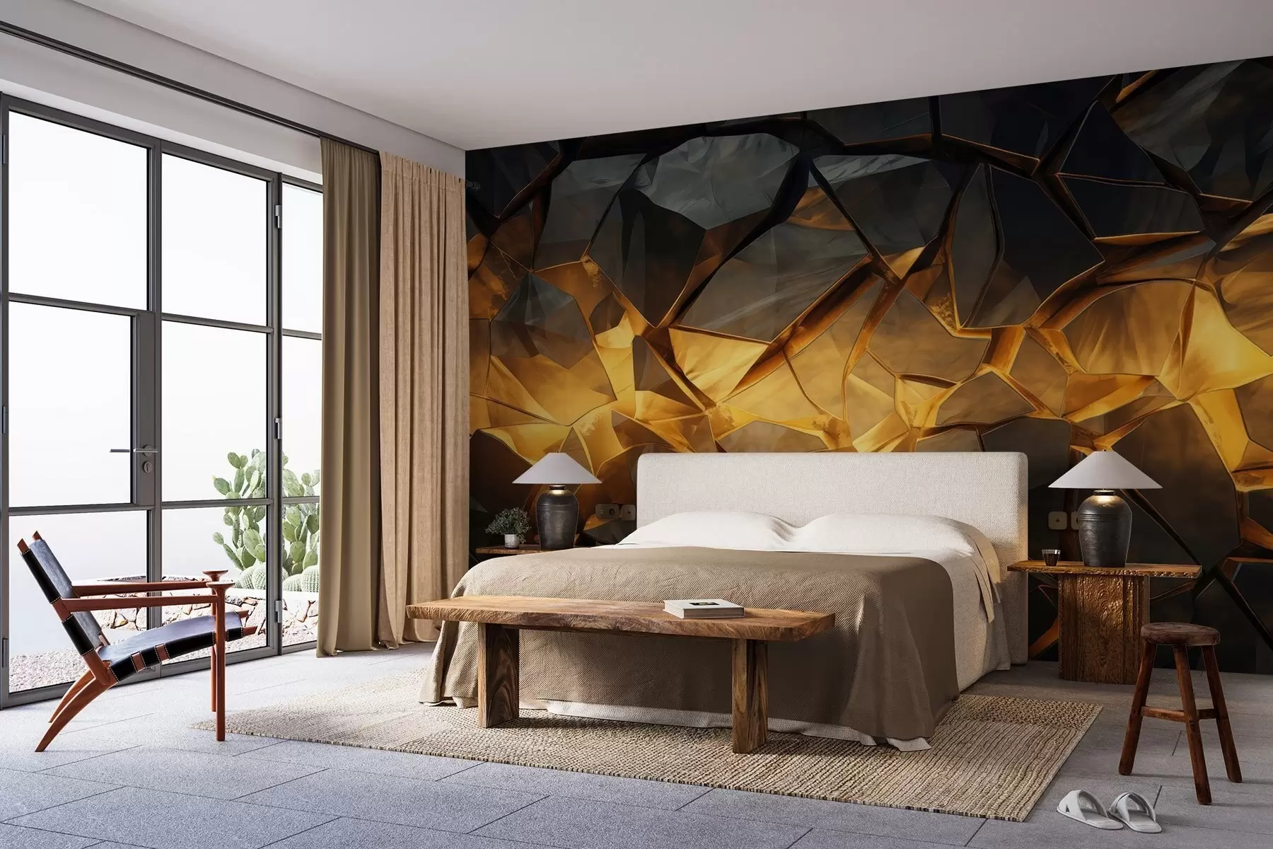 fototapeter Akvarellsteinimitasjon w05045