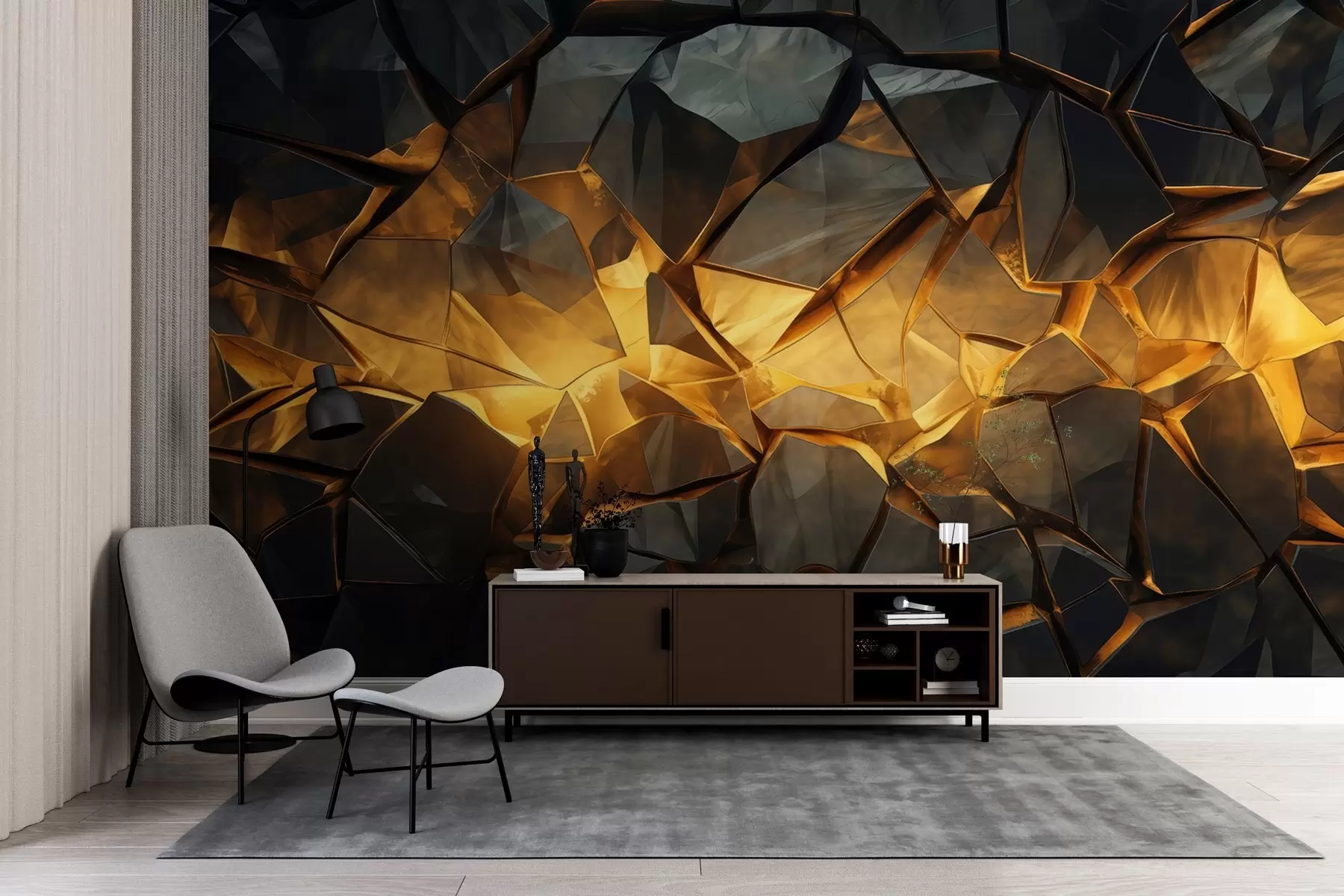 fototapeter Akvarellsteinimitasjon w05045