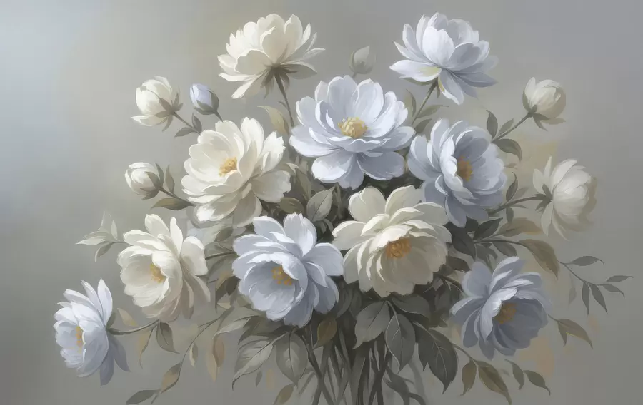 fototapeter Delikat blomsterbukett w05049