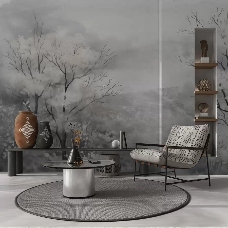 fototapeter Lys pust fra trærne w05054