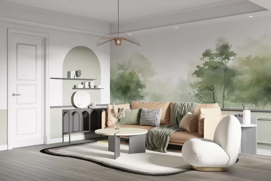 fototapeter Trær, landskap w05081