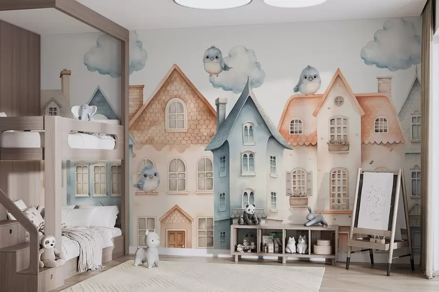 fototapeter Hus w05140