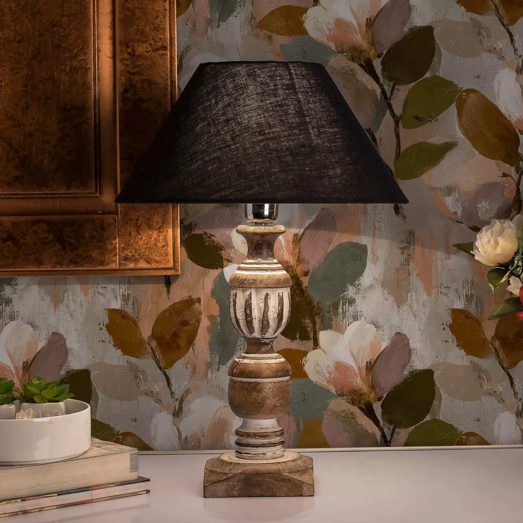 fototapeter Blomsterpenselstrøk a00968