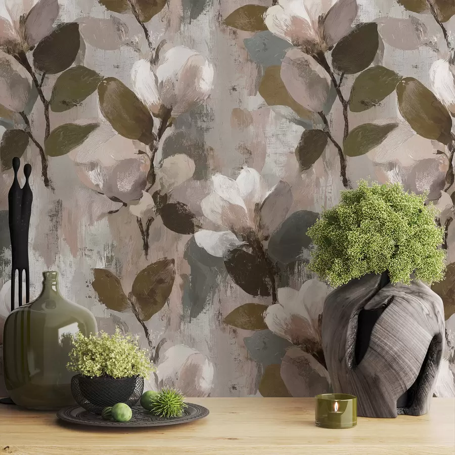 fototapeter Blomsterpenselstrøk a00968v1