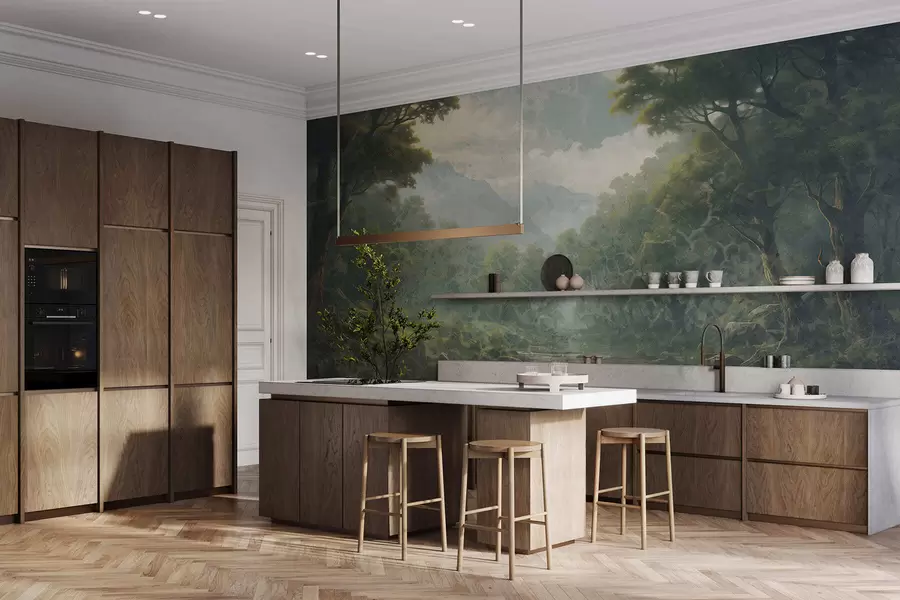 fototapeter Skogens stillhet w05171