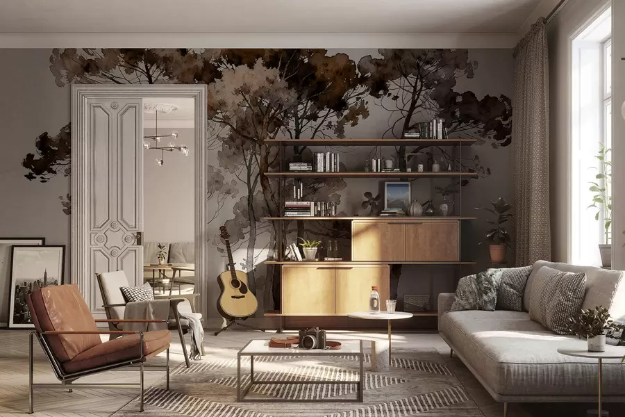 fototapeter Malte furutrær w05173v1