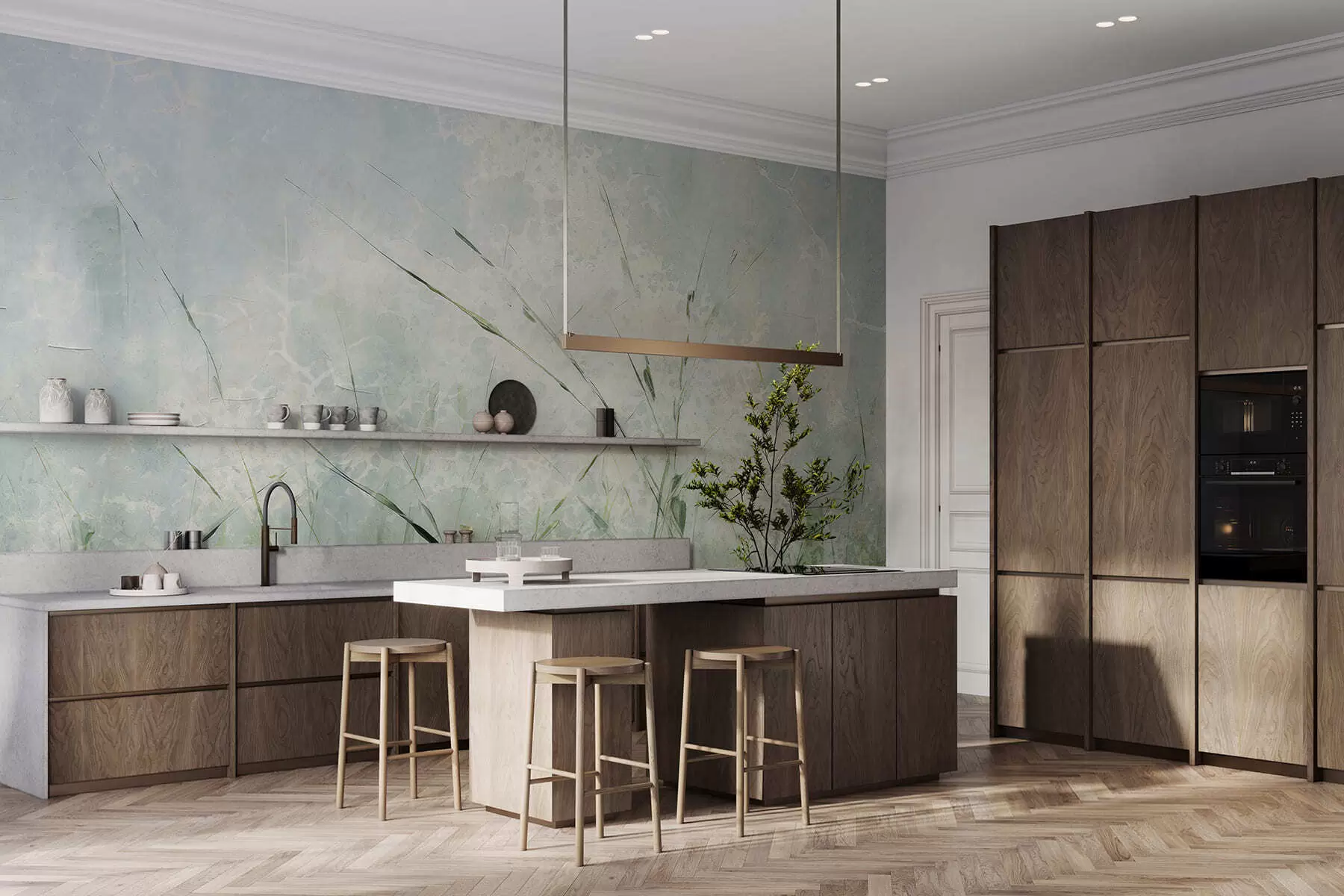 fototapeter Gressets letthet w05176