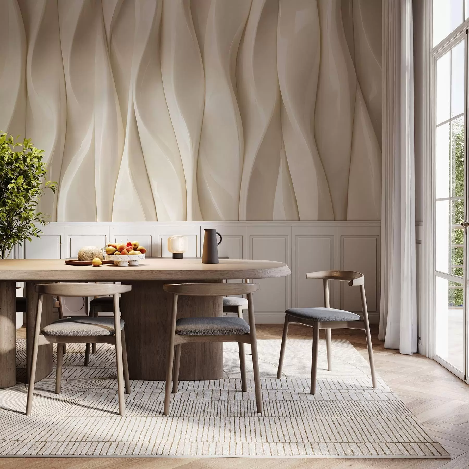 fototapeter Vertikal rytme w05181