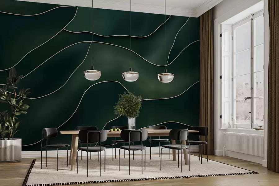 fototapeter Abstrakte linjer w05218