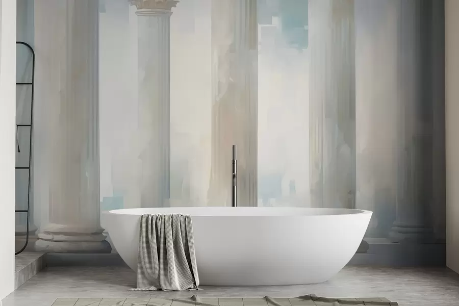 fototapeter Søyler imitasjon av maleri w05228