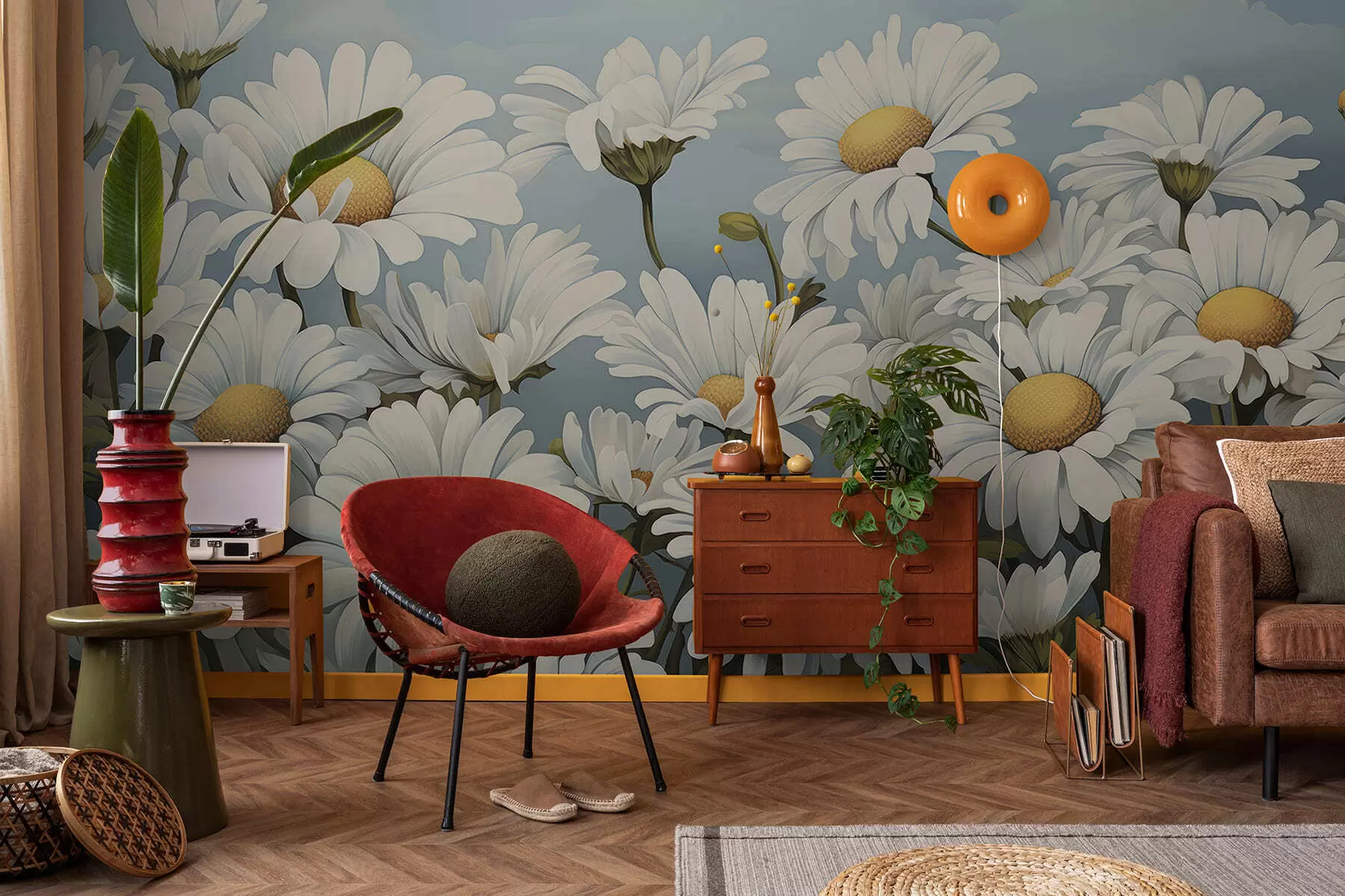 fototapeter Frodige tusenfryd w05247